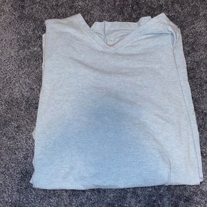 Kenneth Cole baby blue v neck t shirt